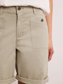 Street One Damen Bermuda in beige - Länge: mittel