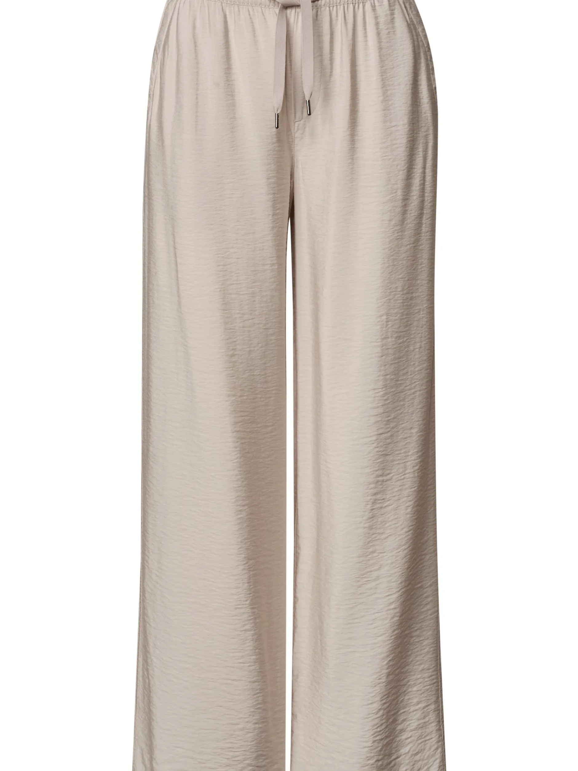 Street One Damen Hose in beige - Länge: lang