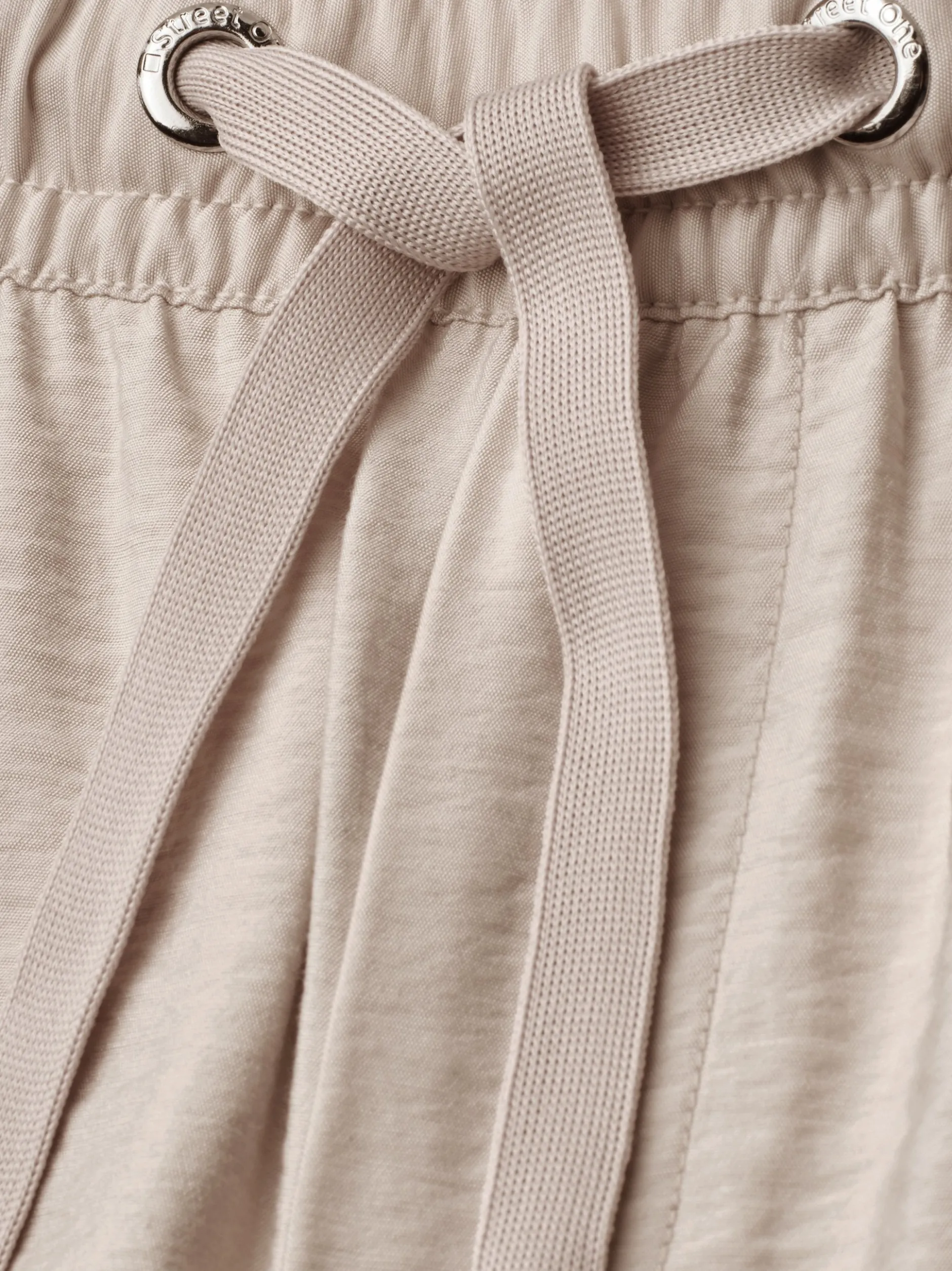Street One Damen Hose in beige - Länge: lang