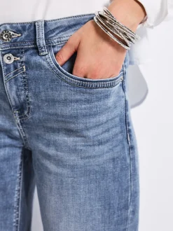 Street One Damen Jeans in denim - Länge: lang