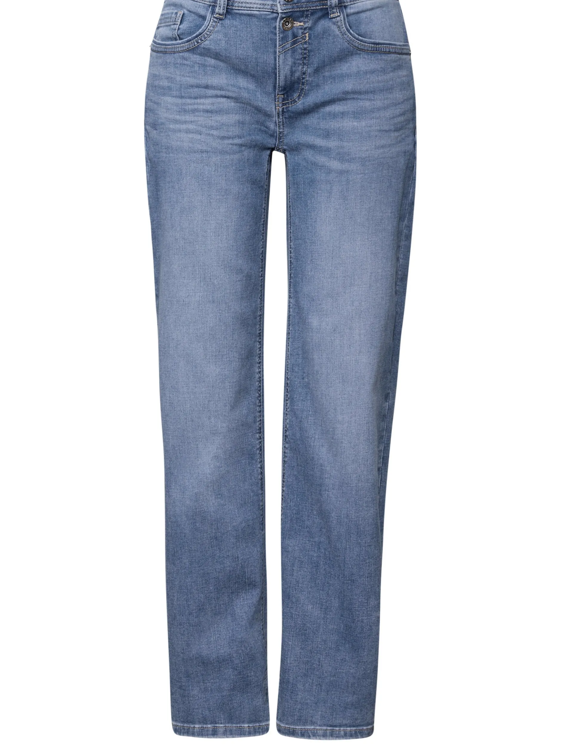 Street One Damen Jeans in denim - Länge: lang