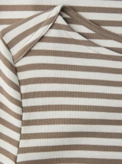 Street One Damen Langarmshirt in schlamm weiß