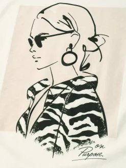Street One Damen T-Shirt in weiß - Ausschnitt: Rundhals