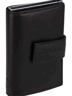 Strellson Unisex Geldbörse - Carter C Two E-Cage SV8 in schwarz