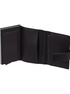 Strellson Unisex Geldbörse - Carter C Two E-Cage SV8 in schwarz