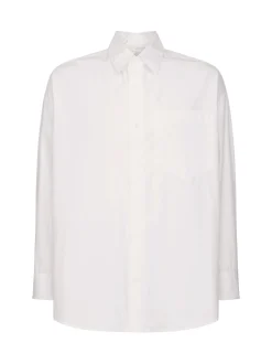Studio Seidensticker Herren Casual Hemd - Unisex - Oversized Fit in weiß