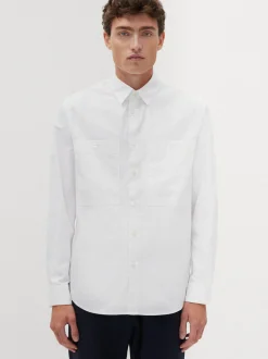 Studio Seidensticker Herren Casual Hemd - Unisex - Regular Fit in weiß