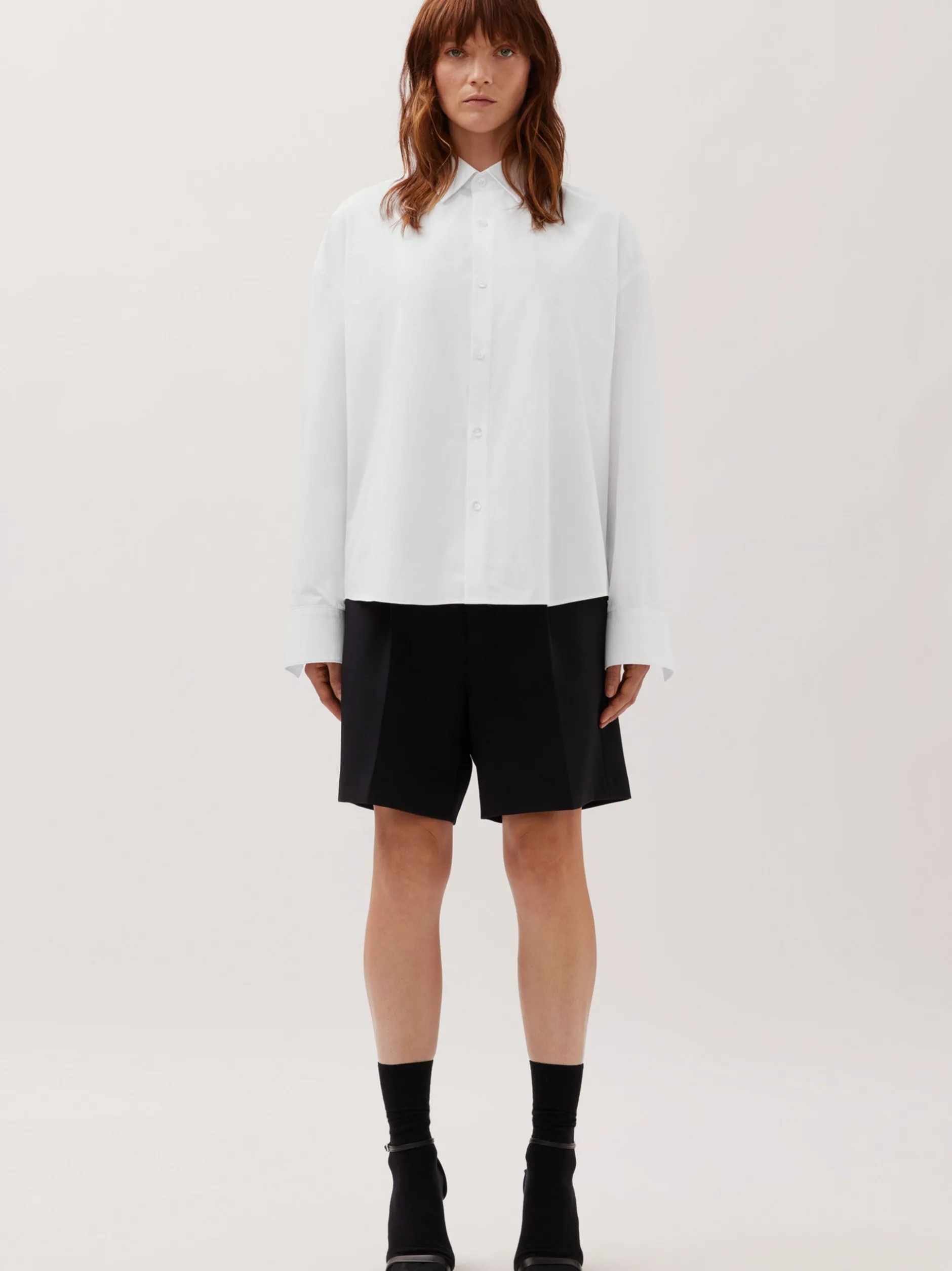 Studio Seidensticker Herren Hemd - Oversized Fit in weiß