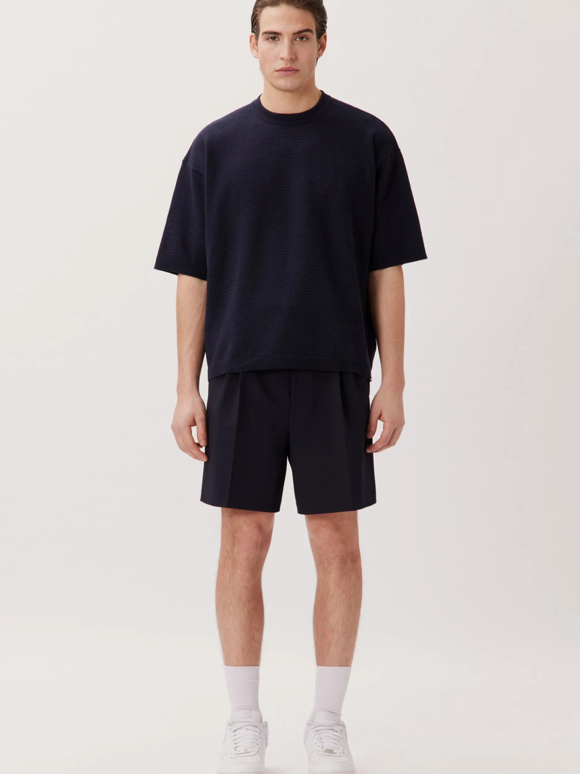 Studio Seidensticker Herren T-Shirt - Oversized Fit in blau
