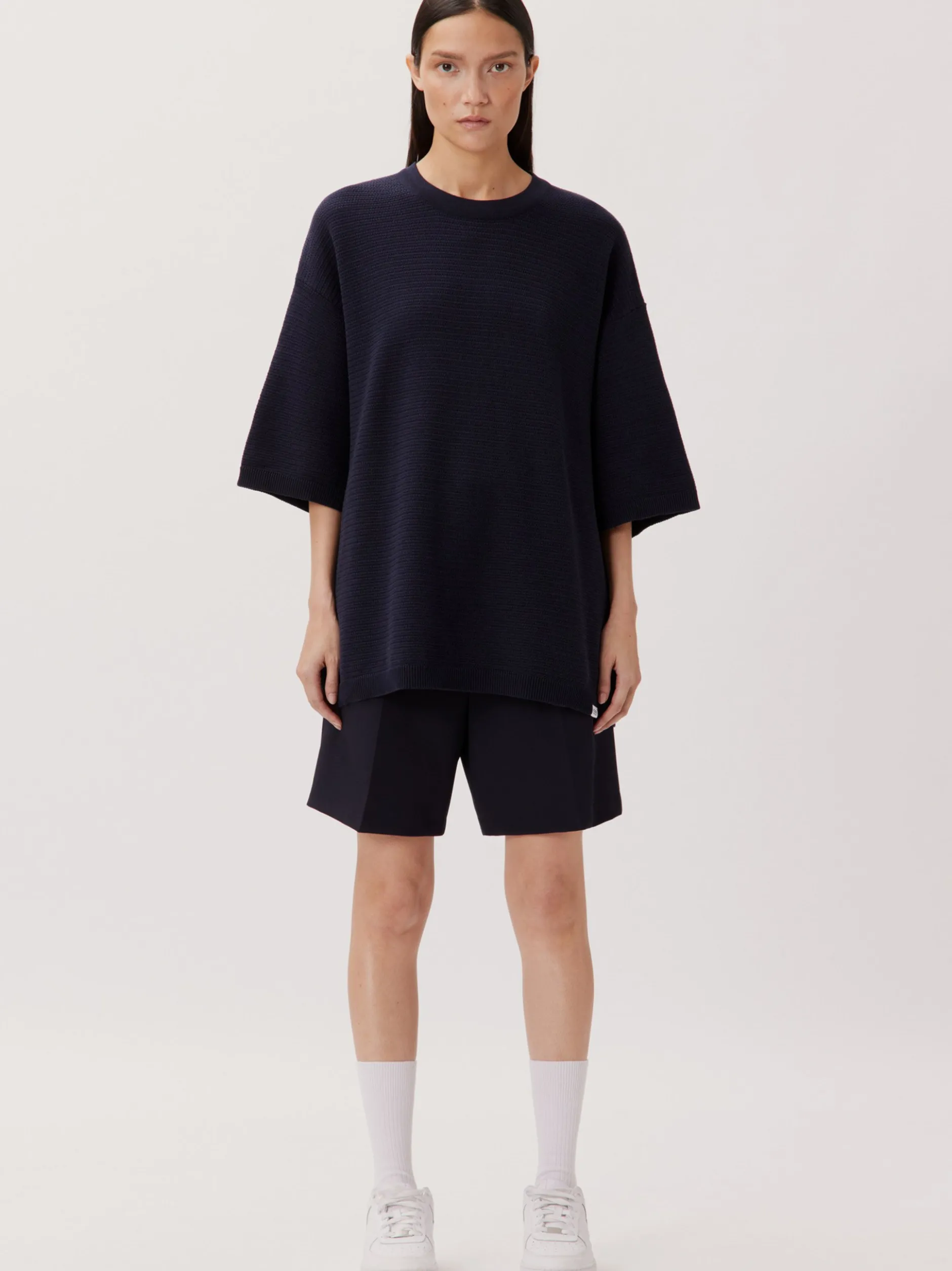 Studio Seidensticker Herren T-Shirt - Oversized Fit in blau