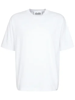 Studio Seidensticker Herren T-Shirt - Unisex - Oversized Fit in weiß