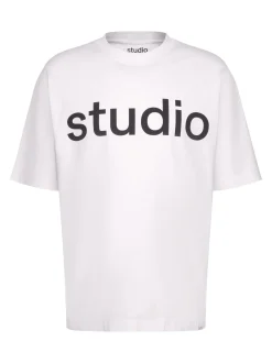 Studio Seidensticker Herren T-Shirt - Unisex - Oversized Fit in weiß