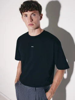 Studio Seidensticker Herren T-Shirt - Unisex - Oversized Fit in schwarz