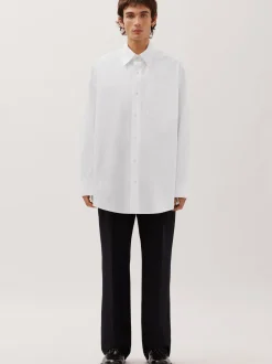 Studio Seidensticker Herren Unisex Hemd - Oversized Fit in weiß