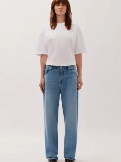 Studio Seidensticker Unisex Baggy Jeans in medium stone denim