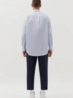 Studio Seidensticker Unisex Hemd - Oversized Fit in blau