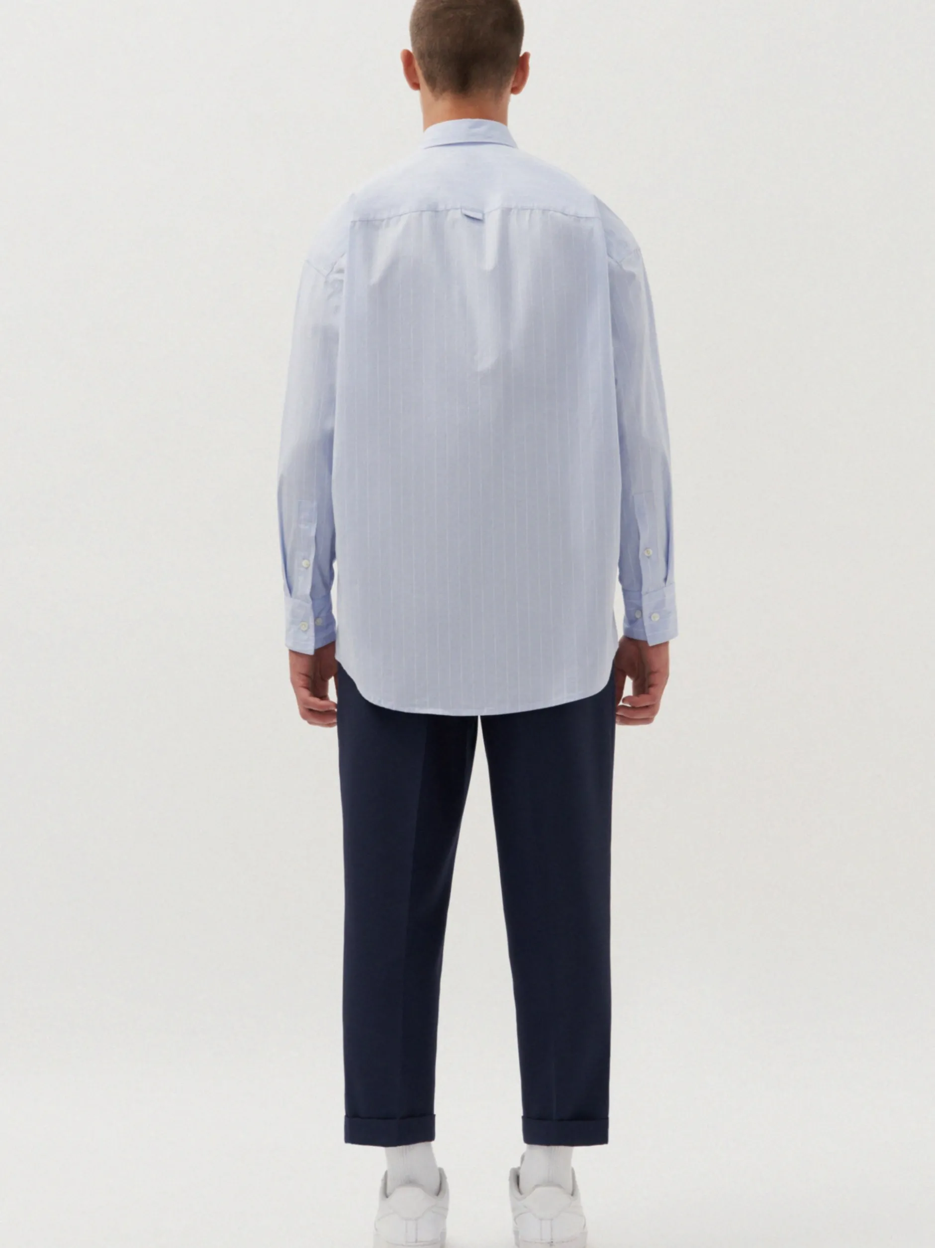 Studio Seidensticker Unisex Hemd - Oversized Fit in blau