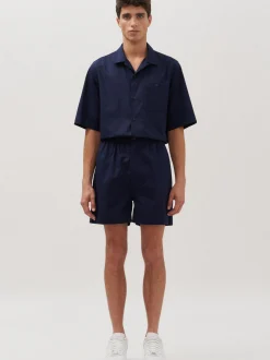 Studio Seidensticker Unisex Shorts - Regular Fit in blau