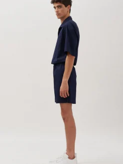 Studio Seidensticker Unisex Shorts - Regular Fit in blau