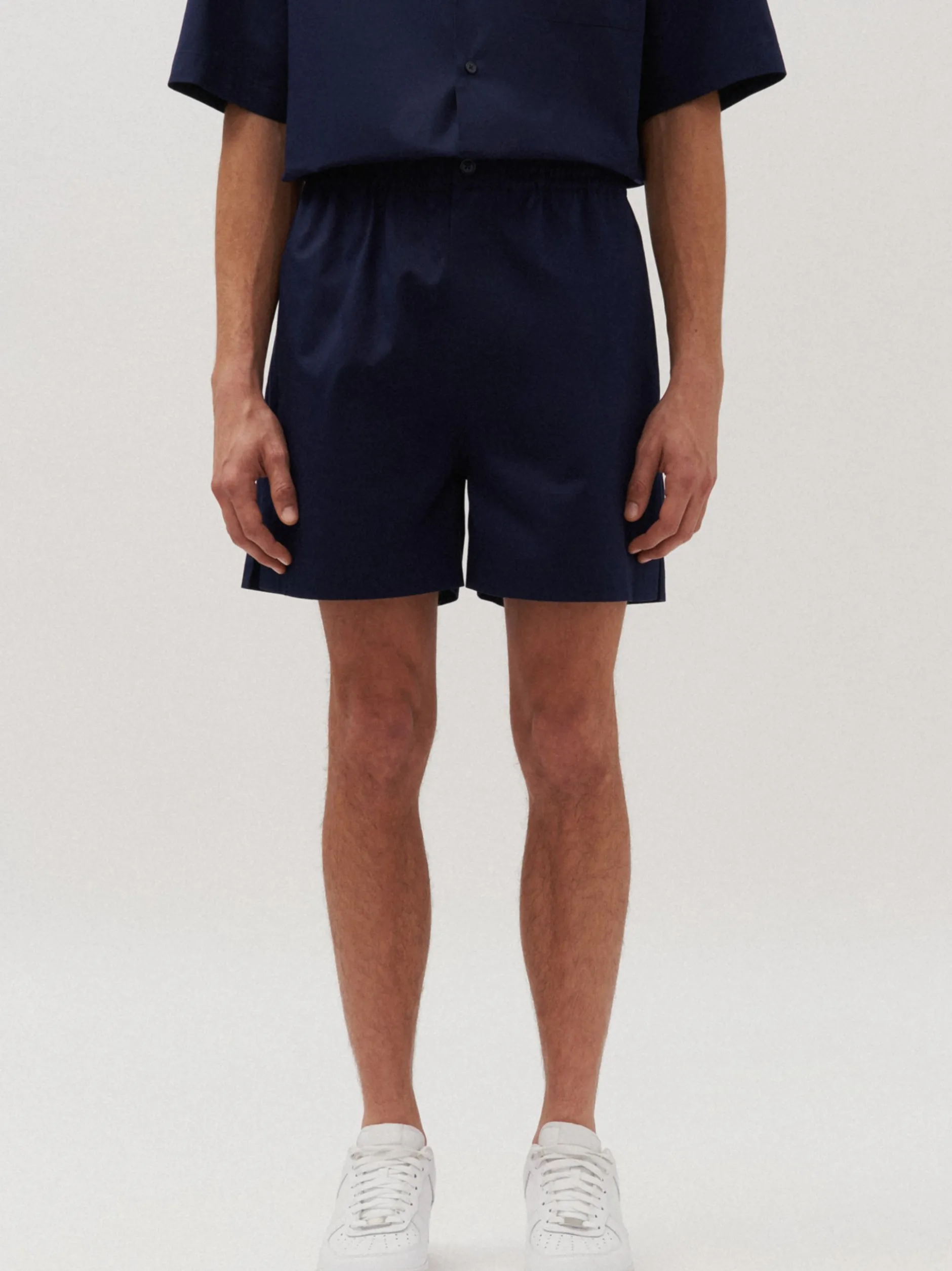 Studio Seidensticker Unisex Shorts - Regular Fit in blau