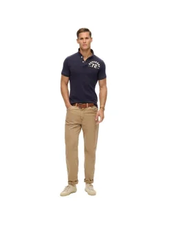 Superdry Herren Poloshirt in marine - Ärmel: kurzarm