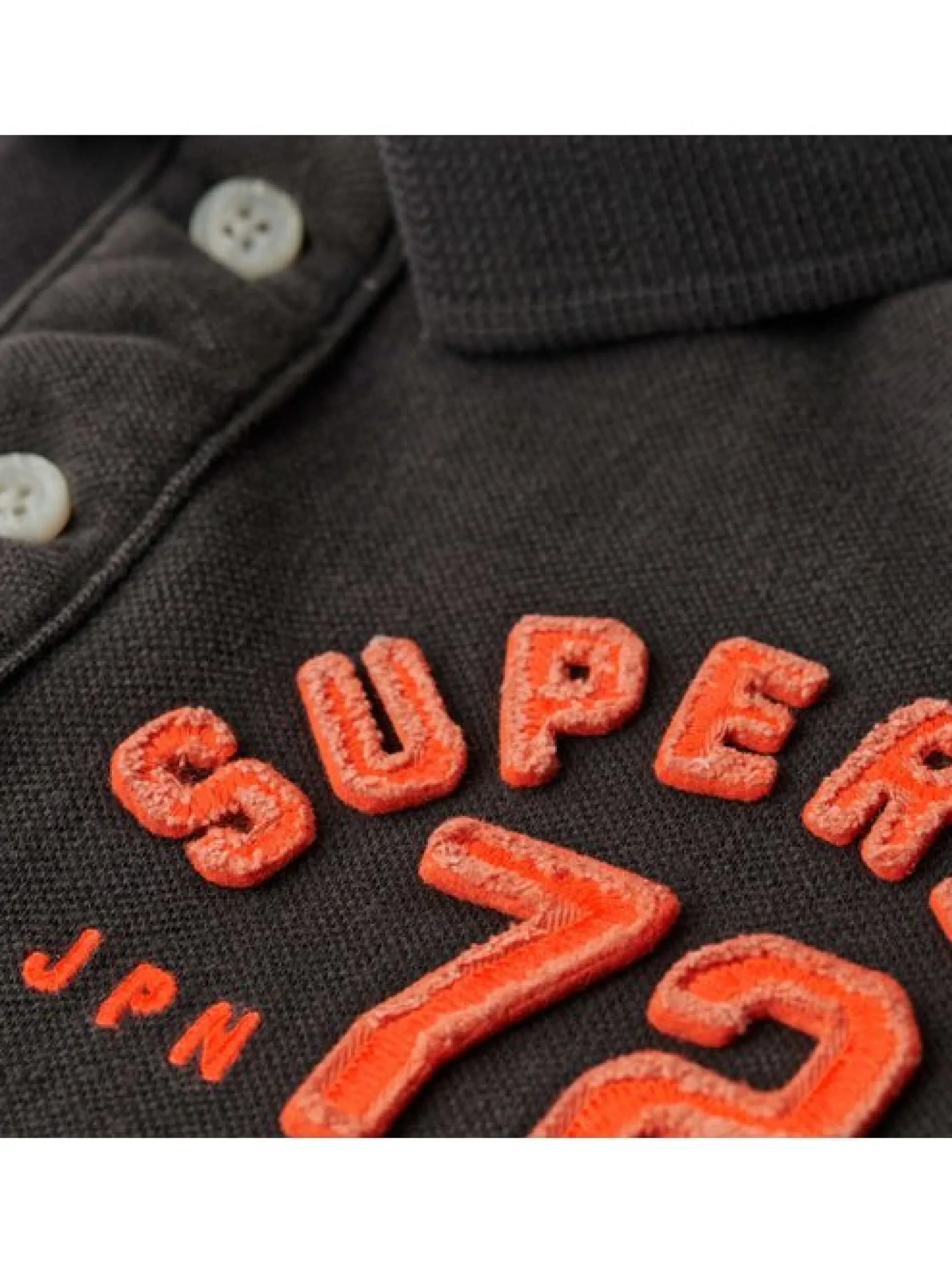 Superdry Herren Poloshirt in schwarz - Ärmel: kurzarm