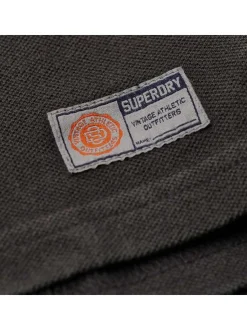 Superdry Herren Poloshirt in schwarz - Ärmel: kurzarm