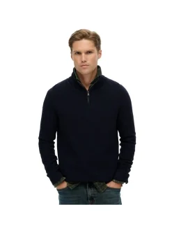 Superdry Herren Strickpullover in blau - Ärmel: langarm