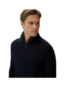 Superdry Herren Strickpullover in blau - Ärmel: langarm