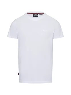 Superdry Herren T-Shirt in weiß - Ausschnitt: Rundhals