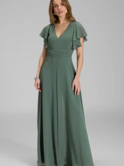 Swing Damen Jumpsuit in schilf - Ärmel: kurzarm