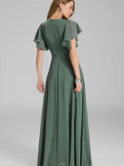 Swing Damen Jumpsuit in schilf - Ärmel: kurzarm