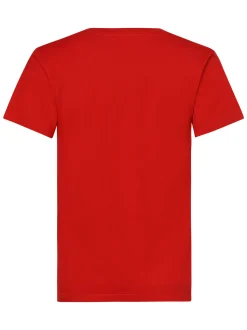 The Kooples Damen T-Shirt in rot - Ausschnitt: Rundhals