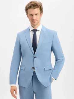 Tiger of Sweden Herren Baukasten-Sakko mit Woll-Anteil - Jamie in hellblau