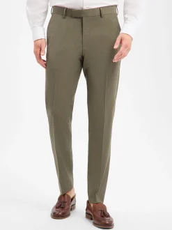 Tiger of Sweden Herren Baukasten-Wollhose - Tenuta in khaki