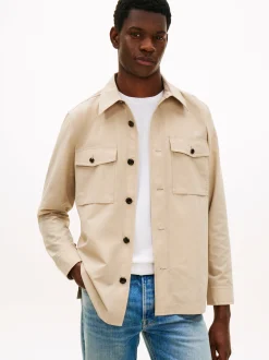 Tommy Hilfiger Tailored Herren Hemdjacke in beige