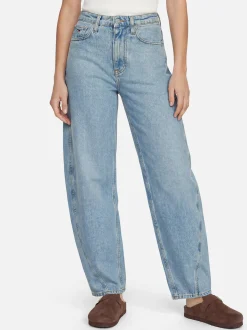 Tommy Jeans Damen Jeans - Ella Mid in bleached