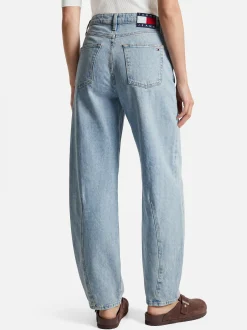 Tommy Jeans Damen Jeans - Ella Mid in bleached