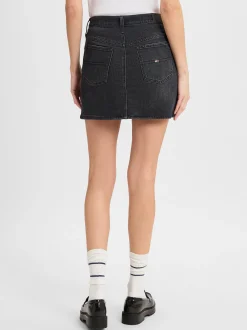 Tommy Jeans Damen Jeansrock - Izzie in schwarz