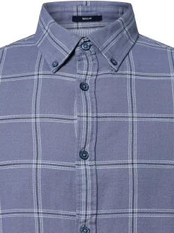 Tommy Jeans Herren Karohemd in blau - Ärmel: langarm