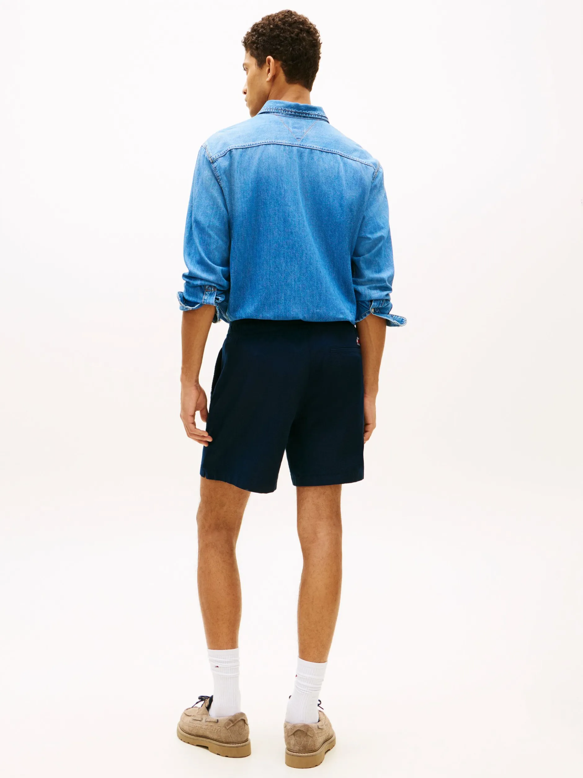 Tommy Jeans Herren Shorts in marine - Länge: kurz