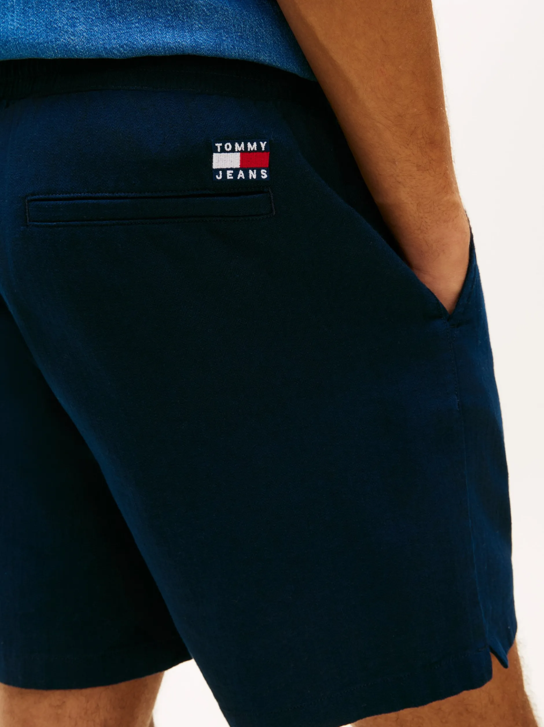 Tommy Jeans Herren Shorts in marine - Länge: kurz