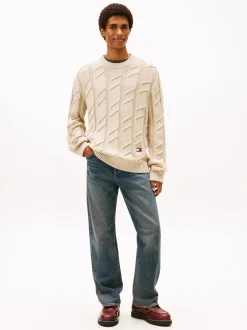Tommy Jeans Herren Strickpullover in melange