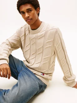 Tommy Jeans Herren Strickpullover in melange