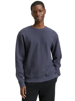 Tom Tailor Denim Herren Sweatshirt in blau