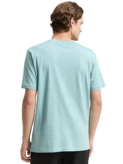 Tom Tailor Denim Herren T-Shirt in mint - Ärmel: kurzarm