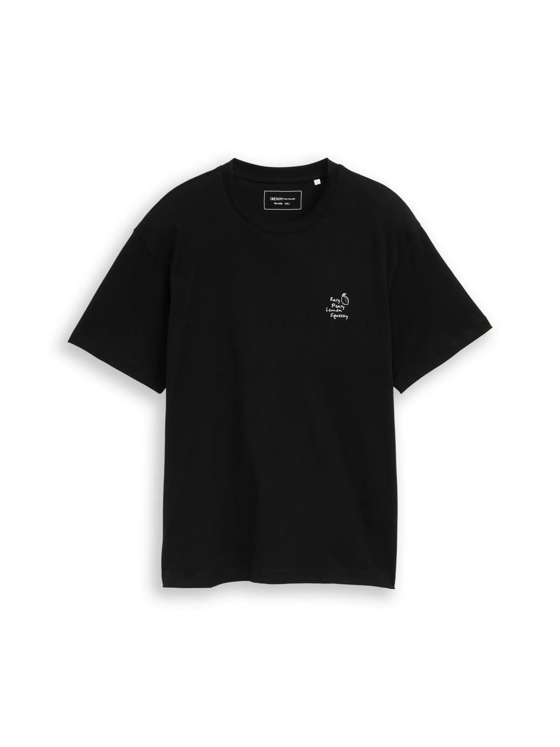 Tom Tailor Denim Herren T-Shirt in schwarz