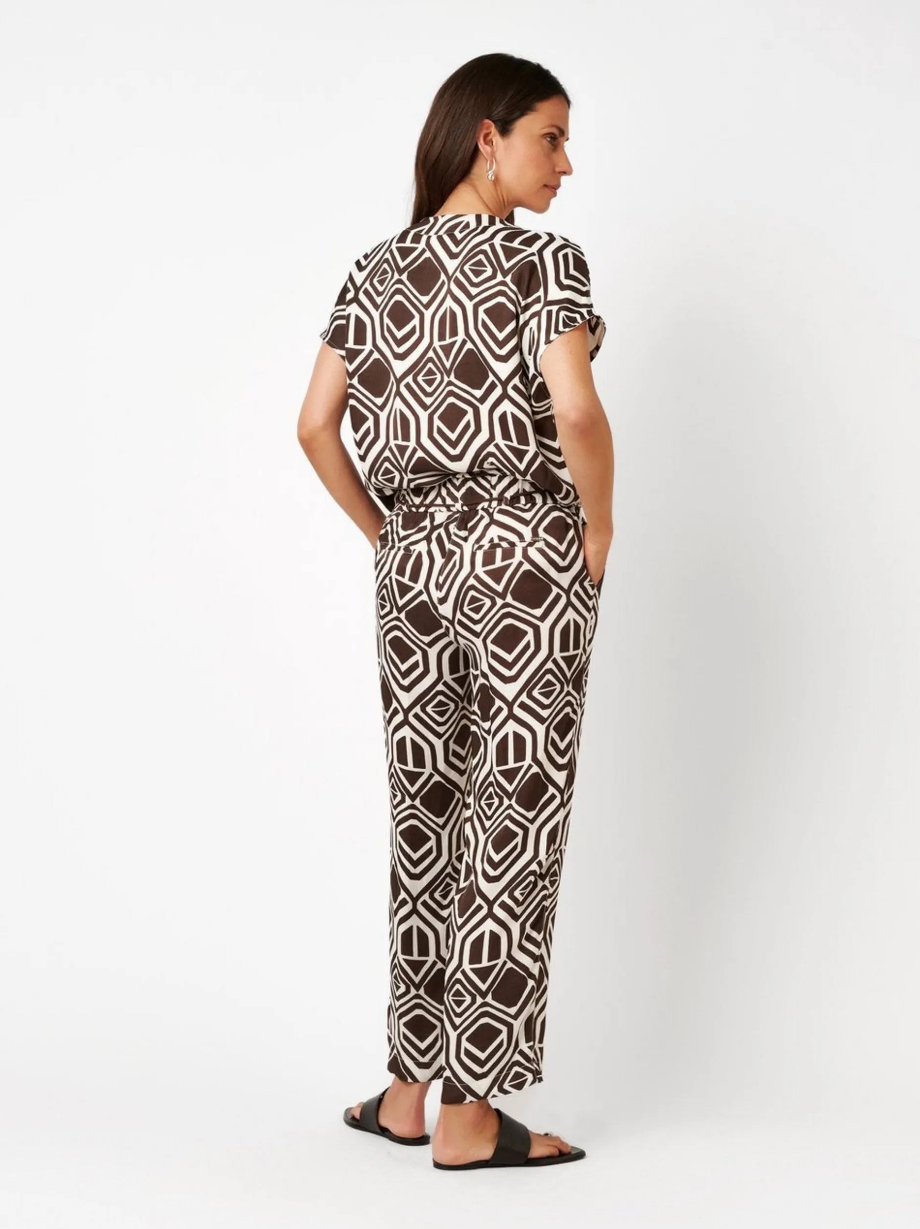 TONI Damen Bluse - Amba in mehrfarbig - Ärmel: kurzarm