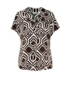 TONI Damen Bluse - Amba in mehrfarbig - Ärmel: kurzarm