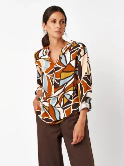 TONI Damen Bluse - Bella in mehrfarbig - Ärmel: langarm